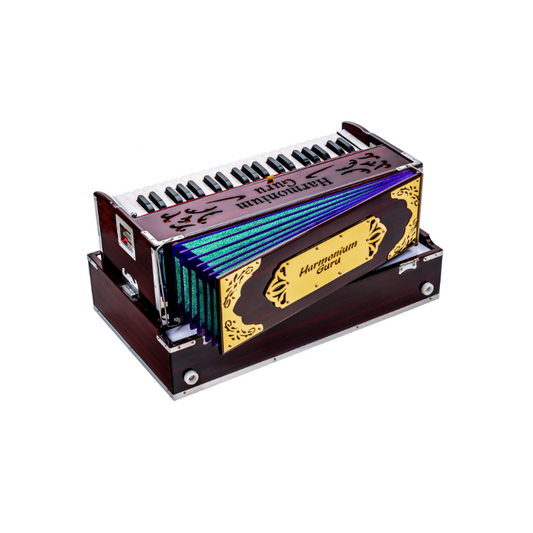 HARMONIUM GURU 42 Keys 9 Stopper Folding (Portable) Harmonium