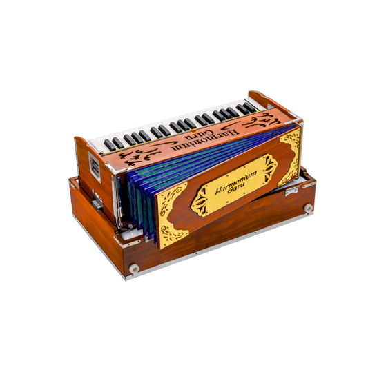 HARMONIUM GURU 42 Keys 9 Stopper Folding (Portable) Harmonium