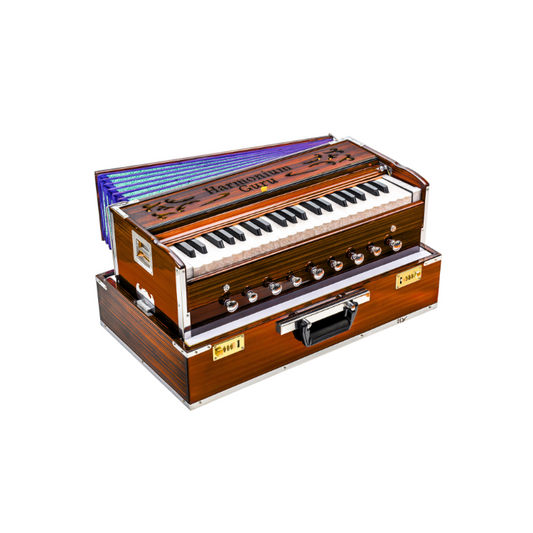 HARMONIUM GURU 42 Keys 9 Stopper Folding (Portable) Harmonium