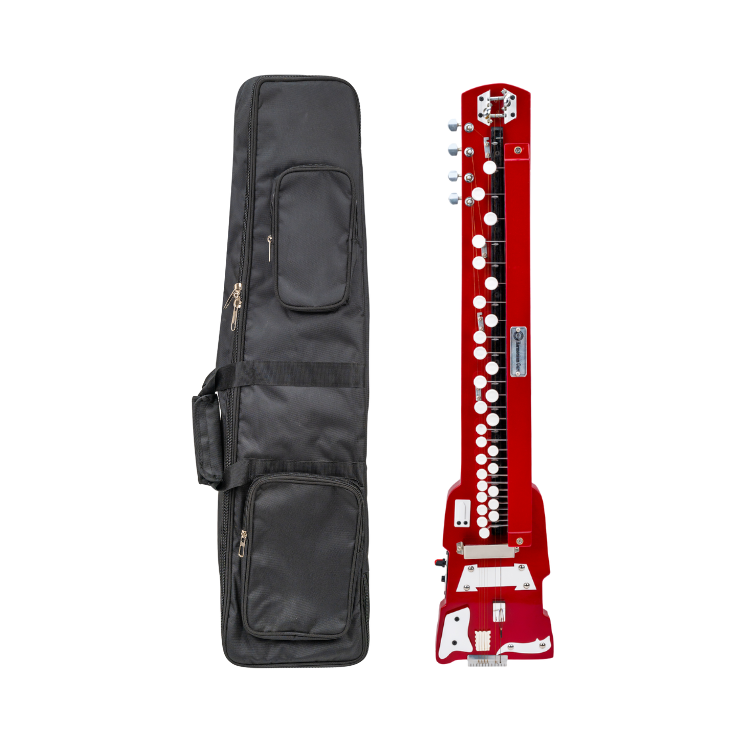 HARMONIUM GURU HGB29 Bulbul Tarang with Bag | Ruby Red