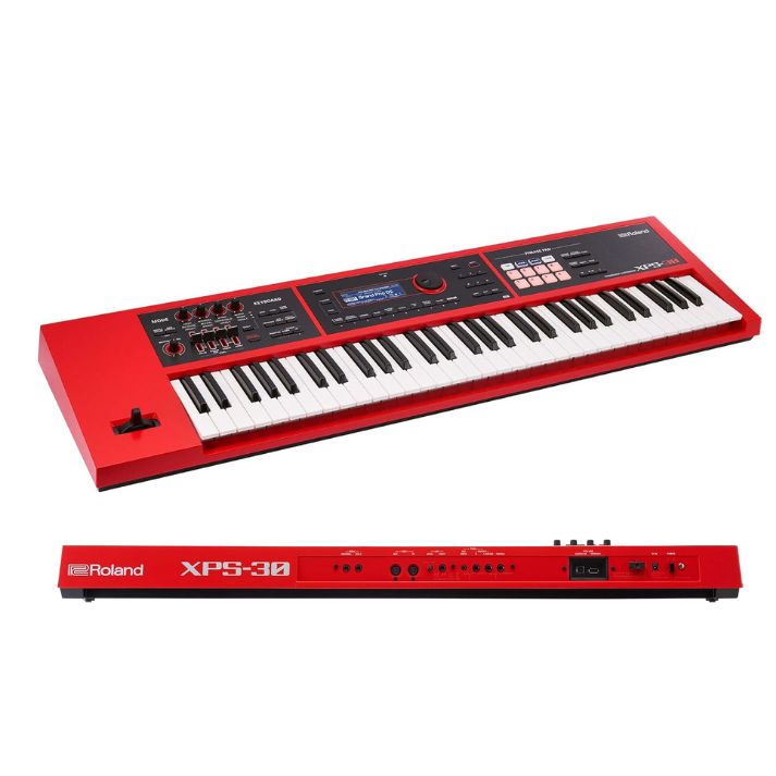 Roland XPS-30 Red Version 61-Keys Expandable Synthesizer With Free Indian Tones And Loops