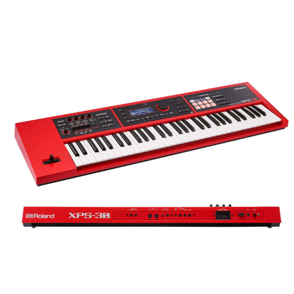 Roland XPS-30 Red Version 61-Keys Expandable Synthesizer With Free Indian Tones And Loops