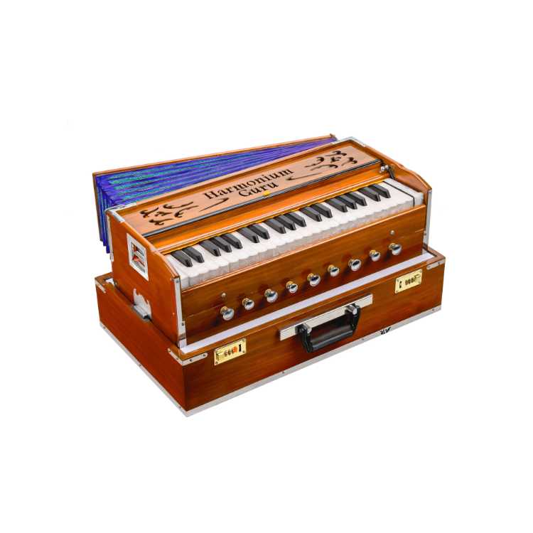 HARMONIUM GURU 42 Keys 9 Stopper Folding (Portable) Harmonium