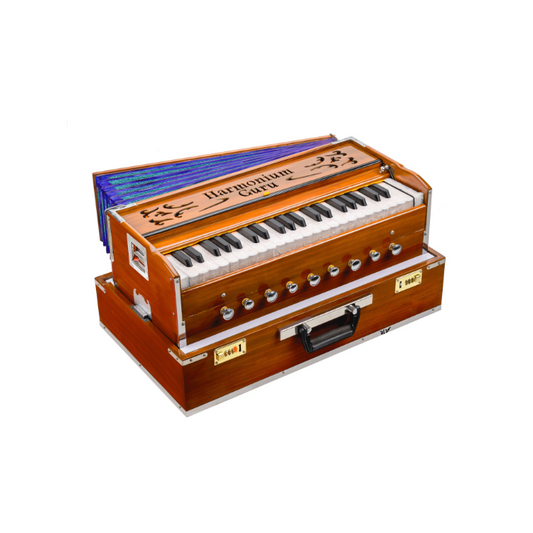 HARMONIUM GURU 42 Keys 9 Stopper Folding (Portable) Harmonium