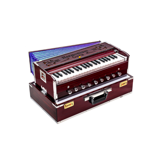 HARMONIUM GURU 42 Keys 9 Stopper Folding (Portable) Harmonium